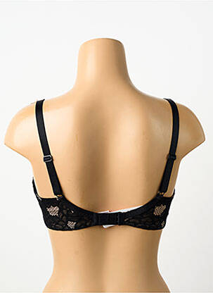 Soutien-gorge effet matière satinée haut soutien-gorge emboitant noir ANTIGEL femme