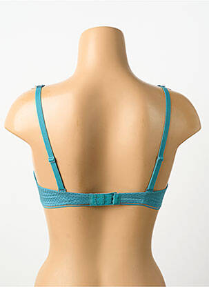 Soutien-gorge effet matière satinée haut soutien-gorge emboitant vert SIMONE PERELE femme