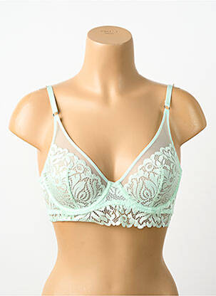 Soutien-gorge effet matière satinée haut soutien-gorge emboitant vert MARIE JO femme