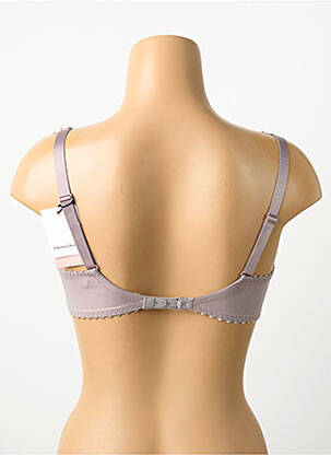 Soutien-gorge effet matière satinée haut soutien-gorge emboitant gris PRIMADONNA femme