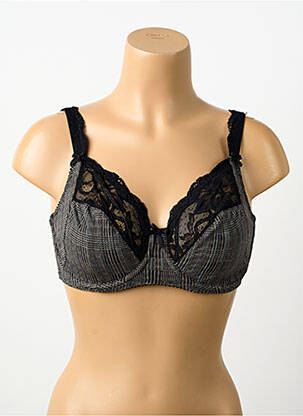 Soutien-gorge tissage dentelle haut soutien-gorge emboitant noir PRIMADONNA femme