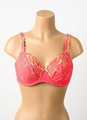 Soutien-gorge effet matière satinée haut soutien-gorge emboitant rose PRIMA DONNA femme