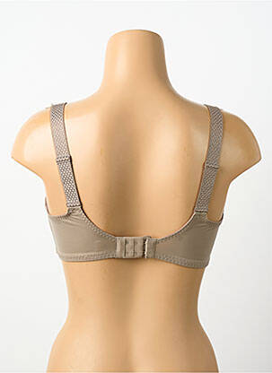 Soutien-gorge effet matière satinée haut soutien-gorge emboitant gris SIMONE PERELE femme
