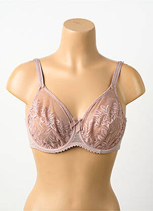 Soutien-gorge effet matière satinée haut soutien-gorge emboitant violet PRIMA DONNA femme