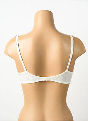 Soutien-gorge effet matière satinée haut soutien-gorge balconnet blanc MARIE JO femme