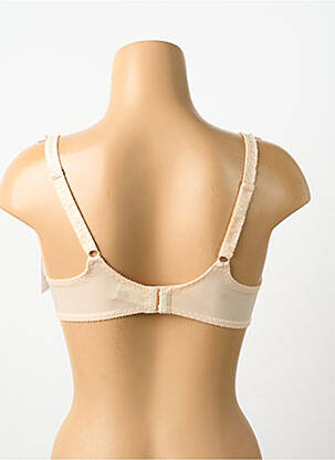 Soutien-gorge effet matière satinée haut soutien-gorge emboitant beige EMPREINTE femme