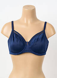 Soutien-gorge effet matière satinée haut soutien-gorge emboitant bleu PRIMADONNA femme