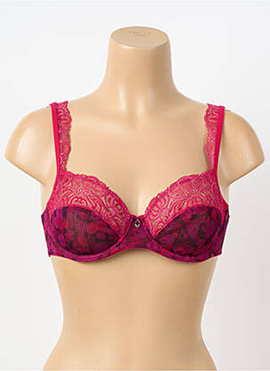 Soutien-gorge effet matière satinée haut soutien-gorge emboitant rose MARIE JO femme