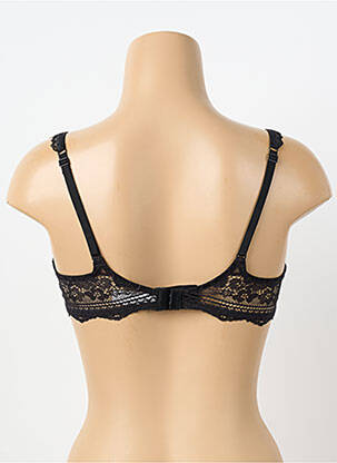 Soutien-gorge effet matière satinée haut soutien-gorge emboitant noir SIMONE PERELE femme