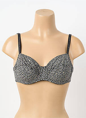 Soutien-gorge effet matière satinée haut soutien-gorge emboitant gris MARIE JO femme