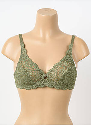 Soutien-gorge effet matière satinée haut soutien-gorge emboitant vert TRIUMPH femme