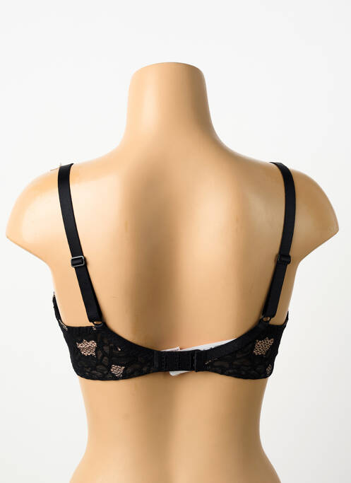 Soutien-gorge effet matière satinée haut soutien-gorge emboitant noir ANTIGEL femme