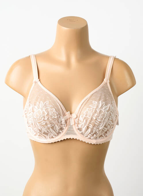 Soutien-gorge effet matière satinée haut soutien-gorge emboitant rose PRIMA DONNA femme