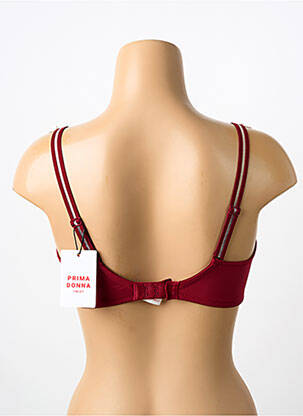 Soutien-gorge effet matière satinée haut soutien-gorge emboitant rouge PRIMADONNA femme