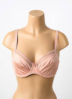 Soutien-gorge effet matière satinée haut soutien-gorge emboitant rose PRIMA DONNA femme