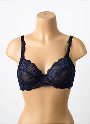 Soutien-gorge légère et transparente haut soutien-gorge emboitant bleu SIMONE PERELE femme
