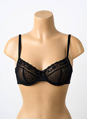 Soutien-gorge légère et transparente haut soutien-gorge emboitant noir MARIE JO femme
