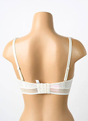 Soutien-gorge effet matière satinée haut soutien-gorge emboitant beige ANTIGEL femme