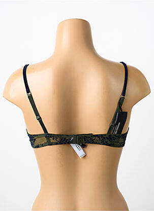 Soutien-gorge bretelle multi position haut soutien-gorge emboitant vert ANDRES SARDA femme