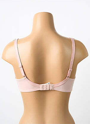Soutien-gorge effet matière satinée haut soutien-gorge emboitant rose FELINA femme