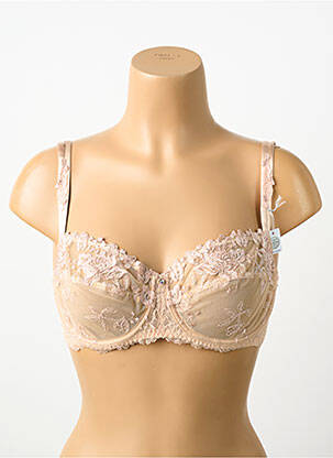 Soutien-gorge effet matière satinée haut soutien-gorge balconnet chair LISE CHARMEL femme