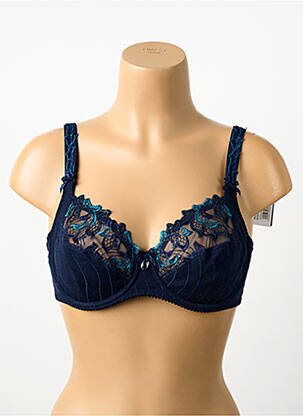 Soutien-gorge légère et transparente haut soutien-gorge emboitant bleu PRIMADONNA femme