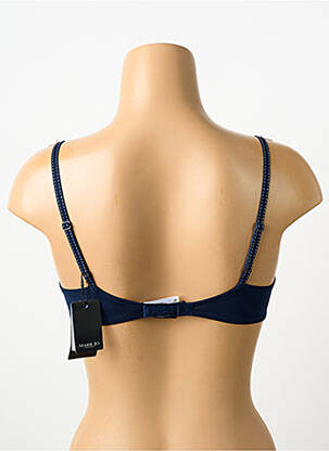 Soutien-gorge effet matière satinée haut soutien-gorge emboitant bleu MARIE JO femme