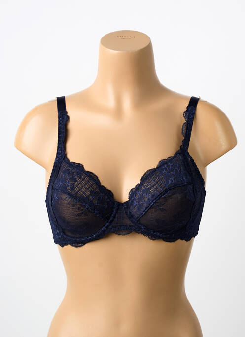 Soutien-gorge légère et transparente haut soutien-gorge emboitant bleu SIMONE PERELE femme