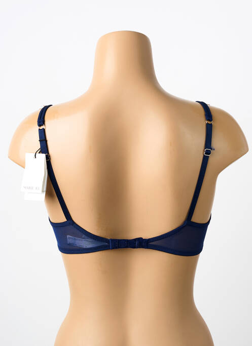 Soutien-gorge effet matière satinée haut soutien-gorge emboitant bleu MARIE JO femme