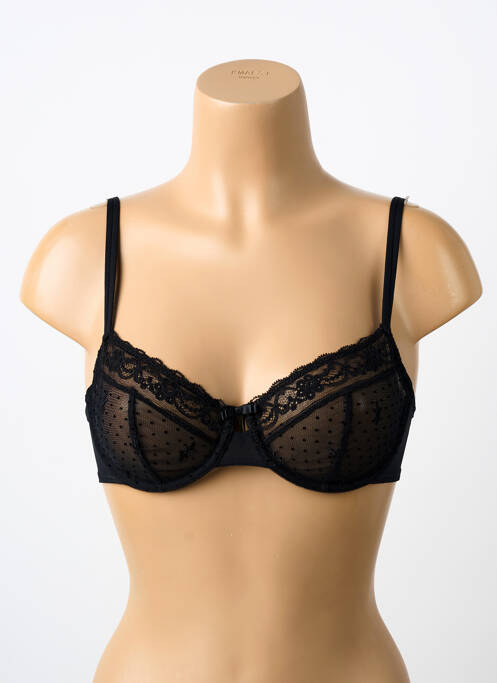 Soutien-gorge légère et transparente haut soutien-gorge emboitant noir MARIE JO femme