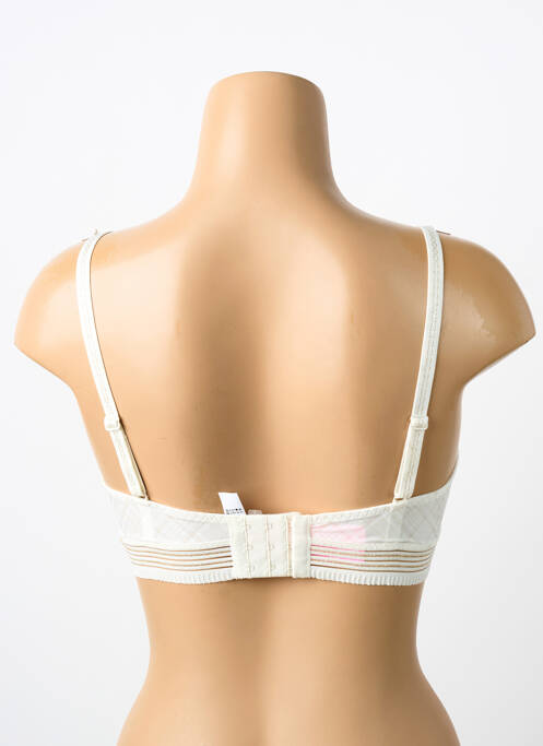 Soutien-gorge effet matière satinée haut soutien-gorge emboitant beige ANTIGEL femme