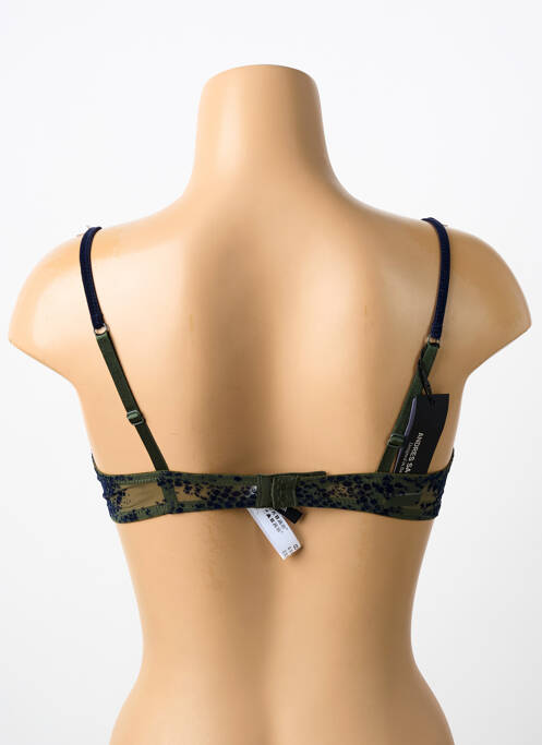 Soutien-gorge bretelle multi position haut soutien-gorge emboitant vert ANDRES SARDA femme