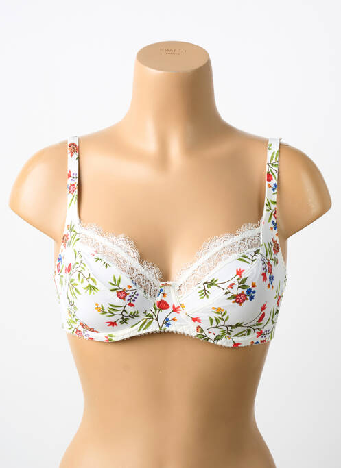 Soutien-gorge effet matière satinée haut soutien-gorge emboitant beige ANTIGEL femme