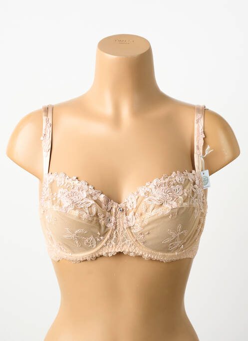 Soutien-gorge effet matière satinée haut soutien-gorge balconnet chair LISE CHARMEL femme