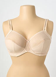 Soutien-gorge effet matière satinée haut soutien-gorge emboitant chair PRIMADONNA femme