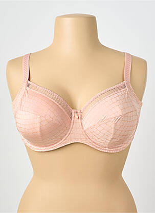 Soutien-gorge effet matière satinée haut soutien-gorge emboitant rose PRIMA DONNA femme