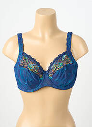 Soutien-gorge légère et transparente haut soutien-gorge emboitant bleu PRIMADONNA femme