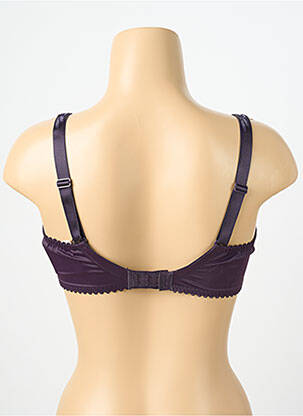 Soutien-gorge effet matière satinée haut soutien-gorge emboitant violet PRIMADONNA femme