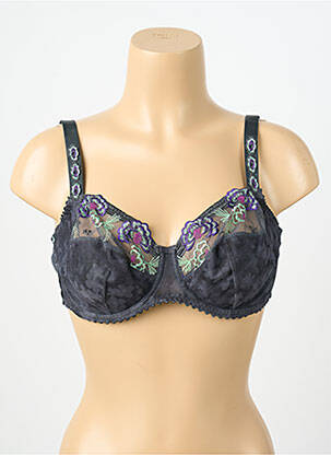 Soutien-gorge légère et transparente haut soutien-gorge emboitant gris PRIMADONNA femme
