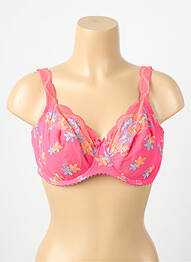 Soutien-gorge légère et transparente haut soutien-gorge emboitant rose PRIMADONNA femme