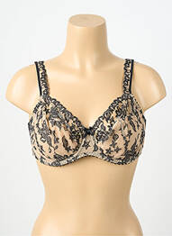 Soutien-gorge légère et transparente haut soutien-gorge emboitant noir PRIMADONNA femme