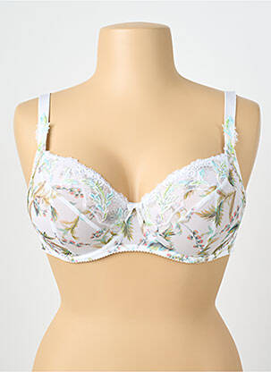 Soutien-gorge légère et transparente haut soutien-gorge emboitant blanc EPRISE BY LISE CHARMEL femme