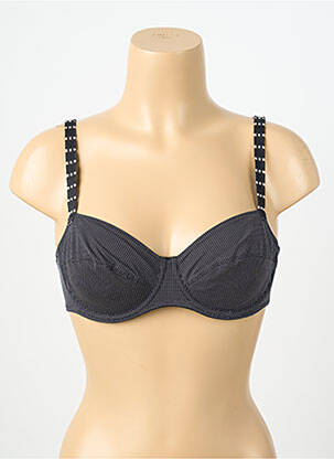 Soutien-gorge effet matière satinée haut soutien-gorge emboitant noir MARIE JO femme