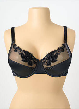 Soutien-gorge légère et transparente haut soutien-gorge emboitant noir SIMONE PERELE femme
