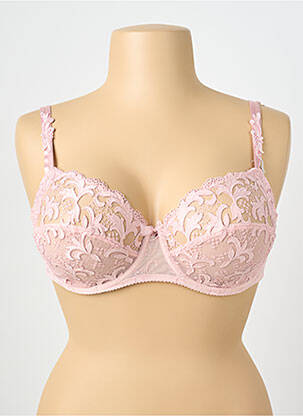 Soutien-gorge légère et transparente haut triangles rose EPRISE BY LISE CHARMEL femme