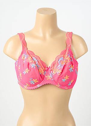 Soutien-gorge légère et transparente haut soutien-gorge emboitant rose PRIMA DONNA femme