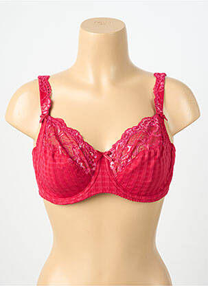 Soutien-gorge légère et transparente haut soutien-gorge emboitant rouge PRIMA DONNA femme