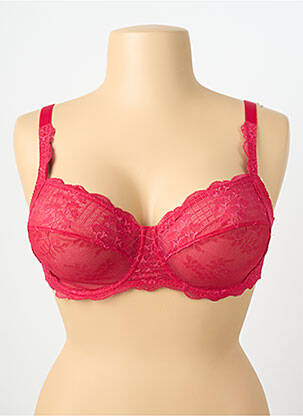 Soutien-gorge bretelle multi position haut soutien-gorge emboitant rouge SIMONE PERELE femme