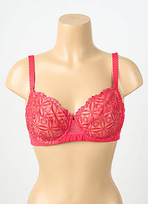 Soutien-gorge légère et transparente haut soutien-gorge emboitant rouge SIMONE PERELE femme