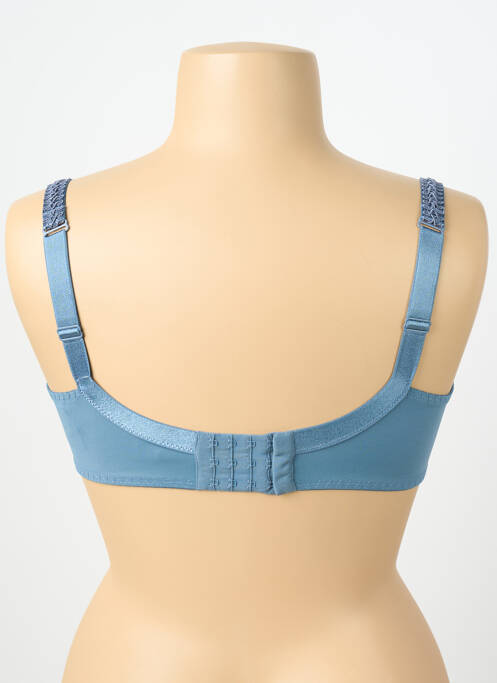 Soutien-gorge légère et transparente haut soutien-gorge emboitant bleu MAISON LEJABY femme